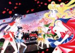  aino_minako bishoujo_senshi_sailor_moon black_hair blonde_hair blue_eyes blue_hair brown_hair cape car chiba_mamoru green_eyes hino_rei kino_makoto mask mizuno_ami official_art purple_eyes sailor_jupiter sailor_mars sailor_mercury sailor_moon sailor_venus seifuku takeuchi_naoko tiara tsukino_usagi tuxedo_kamen twintails 