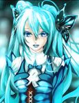  bad_id bnahabra_(armor) butterfly hatsune_miku lowres monster_hunter monster_hunter_portable_3rd twintails vocaloid 