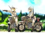  bad_id coh copyright_request gloves goggles gun helmet k.y. military military_uniform motor_vehicle motorcycle thigh-highs thighhighs uniform vehicle weapon world_war_ii wwii 