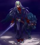  bonjour breath_of_fire breath_of_fire_iv fou-lu gloves horns long_hair male monster white_hair won-qu 