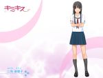  futami_eriko kimi_kiss kimikiss kneehighs long_hair school_uniform serafuku shoes socks takayama_kisai wallpaper 