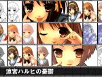  akanbe brown_hair itou_noiji nagato_yuki short_hair suzumiya_haruhi suzumiya_haruhi_no_yuuutsu wallpaper 