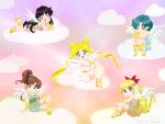  aino_minako angel bishoujo_senshi_sailor_moon chibi hino_rei kino_makoto mizuno_ami tsukino_usagi 