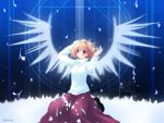  arcueid_brunestud long_skirt petals purple_skirt sakurazawa_izumi shingetsutan_tsukihime skirt tsukihime wallpaper wings 