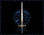  fate/stay_night fate_(series) logo sword wallpaper weapon 