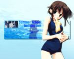  mouth_hold nanao_naru one-piece_swimsuit school_swimsuit swimsuit wallpaper 