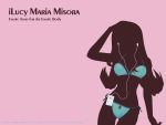  digital_media_player highres ipod ipod_ad kagawa_tomonobu lucy_maria_misora monochrome parody pink ruuko_kireinasora silhouette swimsuit to_heart_2 wallpaper 