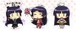  :&lt; animal_on_head blush blush_stickers cat cat_on_head chibi dress duster gokou_ruri gothic_lolita hairband hat hime_cut k10k lolita_fashion long_hair o_o ore_no_imouto_ga_konna_ni_kawaii_wake_ga_nai outstretched_arms purple_hair sneeze sneezing spread_arms sun_hat tears track_jacket translated 