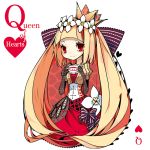  card_(medium) dress flower hair_flower hair_ornament original playing_card saya_(sayaya) solo 