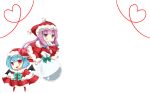  christmas heart patchouli_knowledge remilia_scarlet touhou wings 
