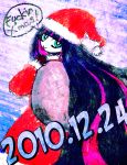  :p bad_id christmas english panty_&amp;_stocking_with_garterbelt santa_claus santa_costume shisen stocking_(character) stocking_(psg) tongue 