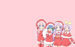  blush christmas hiiragi_kagami hiiragi_tsukasa izumi_konata lucky_star pink punchiki takara_miyuki thigh-highs thighhighs 