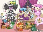  artist_request audino christmas christmas_tree cubchoo cupcake food gothitelle highres joltik minccino munna no_humans oshawott pansear petilil poke_ball pokemon pokemon_(creature) pokemon_(game) pokemon_black_and_white pokemon_bw purrloin scraggy sewaddle shell star stunfisk tears tepig trubbish vanillite 