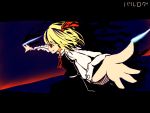  blonde_hair darkness red_eyes ribbon rumia solo suisai touhou vest 