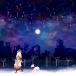  earmuffs highres moon original snow solo star tree winter xxxxakixxxx 