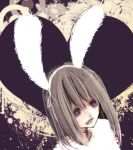  /umineko bad_id brown_hair bunny_ears heart lowres solo toukoku_sasaiko umineko_no_naku_koro_ni ushiromiya_maria 