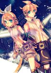  kagamine_len_(append) kagamine_rin kagamine_rin_(append) mzz siblings twins vocaloid vocaloid_append 