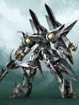  fist highres ismile mecha outdoors solo super_robot_wars super_robot_wars_the_lord_of_elemental sword tro weapon 