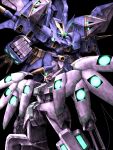  clenched_hand duraxyll eulid fist glowing glowing_eyes highres mecha simple_background super_robot_wars super_robot_wars_the_lord_of_elemental tro weapon 