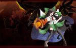  black_hair red_eyes reiuji_utsuho side_b touhou 