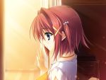  blue_eyes game_cg kourin_no_machi_lavender_no_shoujo red_hair redhead short_hair suzuki_haruka yuuki_hagure 