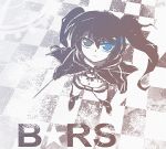  black_rock_shooter_(character) rayno star sword twintails weapon 