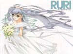  gotou_keiji hoshino_ruri kidou_senkan_nadesico twintails wedding_dress 