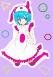  bemani blue_eyes blue_hair bunny_ears frills hat minit&#039;s(pop&#039;n_music) minit's minit's(pop'n_music) pop&#039;n_music pop'n_music shapes simple_background smile thighhighs 