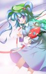  average blue_eyes green_hair kawashiro_nitori magic_hand nobiiru_arm robotic_arms solo touhou 