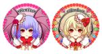  bat_wings character_name flandre_scarlet gloves momoman_(pink_voltage) multiple_girls remilia_scarlet siblings sisters touhou wings 