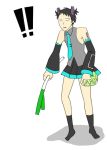  adachi_tooru cabbage cosplay hatsune_miku_(cosplay) persona persona_4 vocaloid 