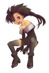  bad_id bare_shoulders black_hair brown_eyes final_fantasy final_fantasy_iv numany open_mouth rydia smile solo spiked_hair spiky_hair thigh-highs thighhighs 