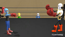  16:9 2021 2boys 2girls 3d alphys anthro armor artist_name black_eyepatch black_tank_top blue_jacket blue_pants blue_shorts blue_skin boots boxing_gloves boxing_ring brothers buck_teeth colored_skin digital_media dinosaur dinosaur_girl dress ear_fins eyepatch female fins fish fish_girl fivetenny glasses gloves green_dress grey_hood head_fins height_difference hood hood_down hooded_jacket humanoid jacket lizard lizard_girl long_hair male monster monster_boy monster_girl multiple_boys multiple_girls open_clothes open_jacket pants papyrus_(undertale) polka_dot polka_dot_dress red_boots red_gloves red_hair reptile reptile_girl sans_(undertale) scalie sharp_teeth shirt shorts siblings skeleton sleeveless sleeveless_dress source_filmmaker_(medium) tank_top teeth undead undertale undyne utdr_(toby_fox) white_armor white_shirt yellow_skin yellow_teeth 