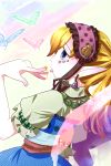  blonde_hair butterfly finger_licking honey licking naonomi nintendo pointy_ears the_legend_of_zelda tongue twilight_princess 