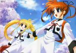  fate_testarossa jpeg_artifacts mahou_shoujo_lyrical_nanoha mahou_shoujo_lyrical_nanoha_a&#039;s seifuku takamachi_nanoha 