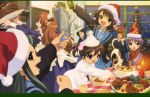   asahina_mikuru cat christmas group koizumi_itsuki kyon kyon_no_imouto maid nagato_yuki shami shamisen suzumiya_haruhi suzumiya_haruhi_no_yuuutsu tsuruya  