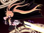  fate_testarossa mahou_shoujo_lyrical_nanoha ribbons tagme thigh-highs 