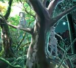 forest highres in_tree nature original scenery scenic sitting sitting_in_tree tree yoshizuki_kumichi 