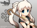  hamamoto_ryuusuke long_hair mabinogi nao staff twintails wallpaper 