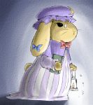  bad_id bunny crescent hat patchouli_knowledge rabbit solo suetsuki suetsuki_nagomu touhou 