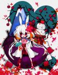  bad_id bunny bunny_ears japanese_clothes kimono mountain mugi_(hattie_merry) original rabbit solo 