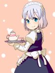  alternate_costume cup konpaku_youmu maid muku-coffee smile solo tea_set teacup teapot touhou 