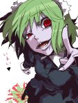  green_eyes ifuji_shinsen iya_maid lowres maid maid_headdress nijiura_maids oekaki red_eyes zombie 