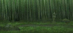 bamboo bamboo_forest boulder day forest game_cg grass moss nature no_humans non-web_source official_art outdoors scenery stone_lantern touhou touhou_gensou_eclipse 