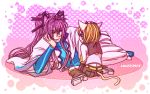  1girl age_difference animal_ears cat_ears couple kagamine_rin kamui_gakupo kemonomimi_mode nico_nico_douga reo_(violet) tail vocaloid 