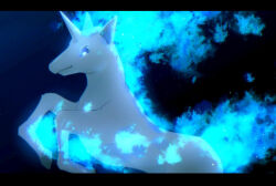  alternate_color animal_focus black_background blue_eyes blue_fire blue_theme closed_mouth commentary_request dated_commentary fire from_side highres iogi_(iogi_k) no_humans partial_commentary pokemon pokemon_(creature) ponyta rearing shiny_pokemon solo standing 