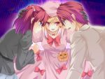  dress formal lambdadelta pumpkin red_hair redhead ribbon suit tkisii umineko_no_naku_koro_ni ushiromiya_ange ushiromiya_battler 