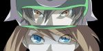  bandana bandanna blue_eyes brave_tls brown_hair close-up haruka_(pokemon) hat headband odamaki_sapphire orange_eyes parody persona persona_eyes pokemon pokemon_emerald pokemon_rse pokemon_special ruby_(pokemon) yuuki_(pokemon) 