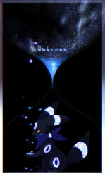  alternate_color animal_focus bandana bandana_around_neck black_background black_theme blue_bandana border character_name chromatic_aberration clothed_pokemon colored_sclera commentary_request dated_commentary from_side gradient_border half-closed_eyes hand_up highres holding holding_petal hourglass iogi_(iogi_k) looking_down no_humans partial_commentary petals pokemon pokemon_(creature) profile shiny_pokemon sitting solo umbreon yellow_eyes yellow_sclera 