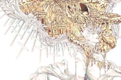  2others 4boys arrow_(jojo) arrow_(projectile) bob_cut braid bruno_bucciarati colored_skin colosseum cross earrings giorno_giovanna gold_experience gold_experience_requiem gold_skin highres holding holding_arrow jacket jewelry jojo_no_kimyou_na_bouken ladybug_brooch ladybug_ornament leone_abbacchio long_hair makeup male_focus multiple_boys multiple_others narancia_ghirga stand_(jojo) statue stole stud_earrings upper_body vento_aureo victory_rolls white_hair white_jacket white_skin zhhy3324 